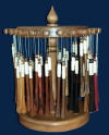 Bobbin carousel, bobbin hanger